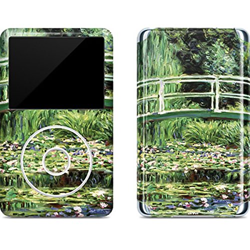 Skinit Decal MP3 Player Skin Compatible with iPod Classic (6th Gen) 80GB - Originally Designed White Waterlilies, 1899 Design