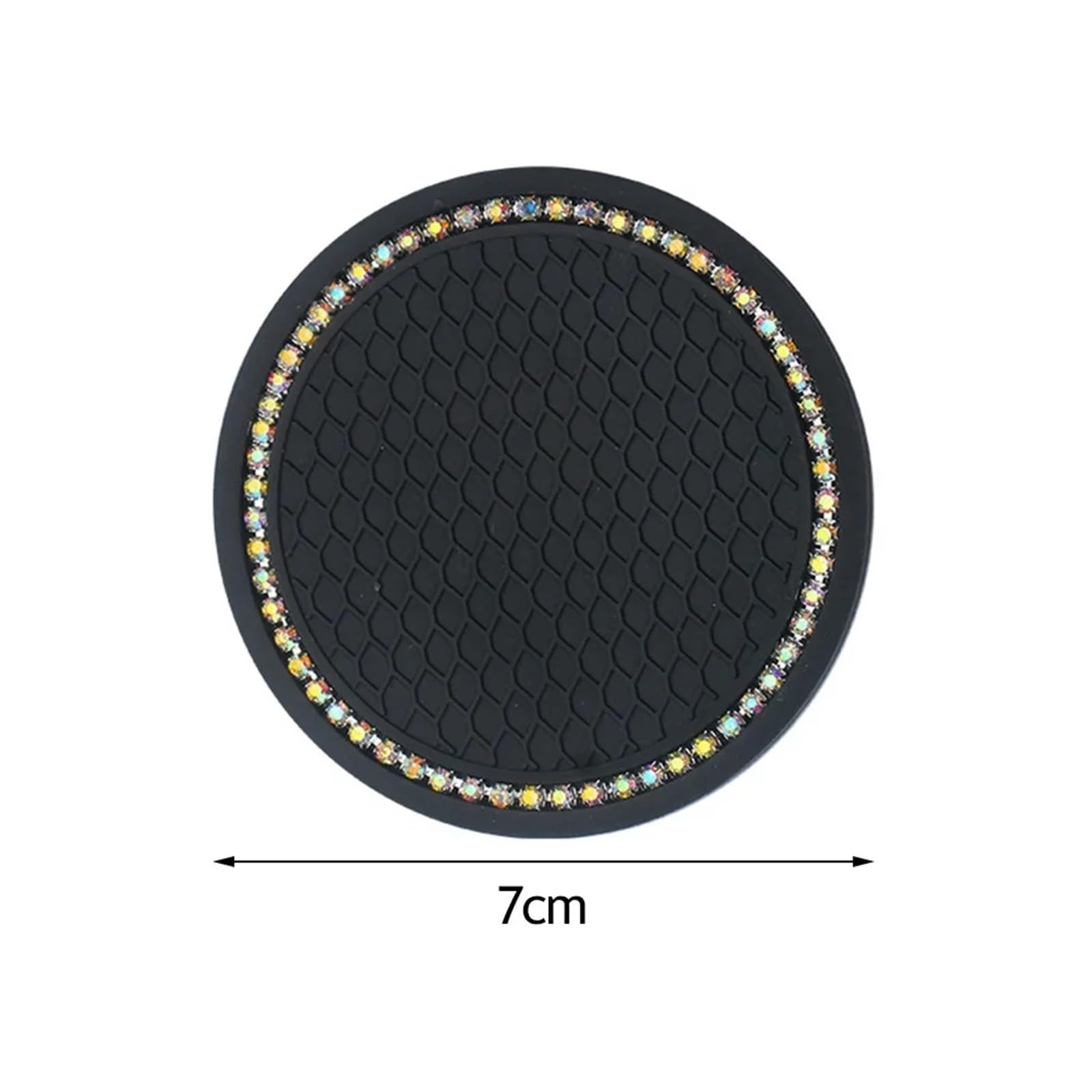 Sottobicchieri, Sottobicchiere da 20 Pezzi, portabottiglie con Tazza d'Acqua in Strass, Tappetino Antiscivolo in Gel di silice, for Auto