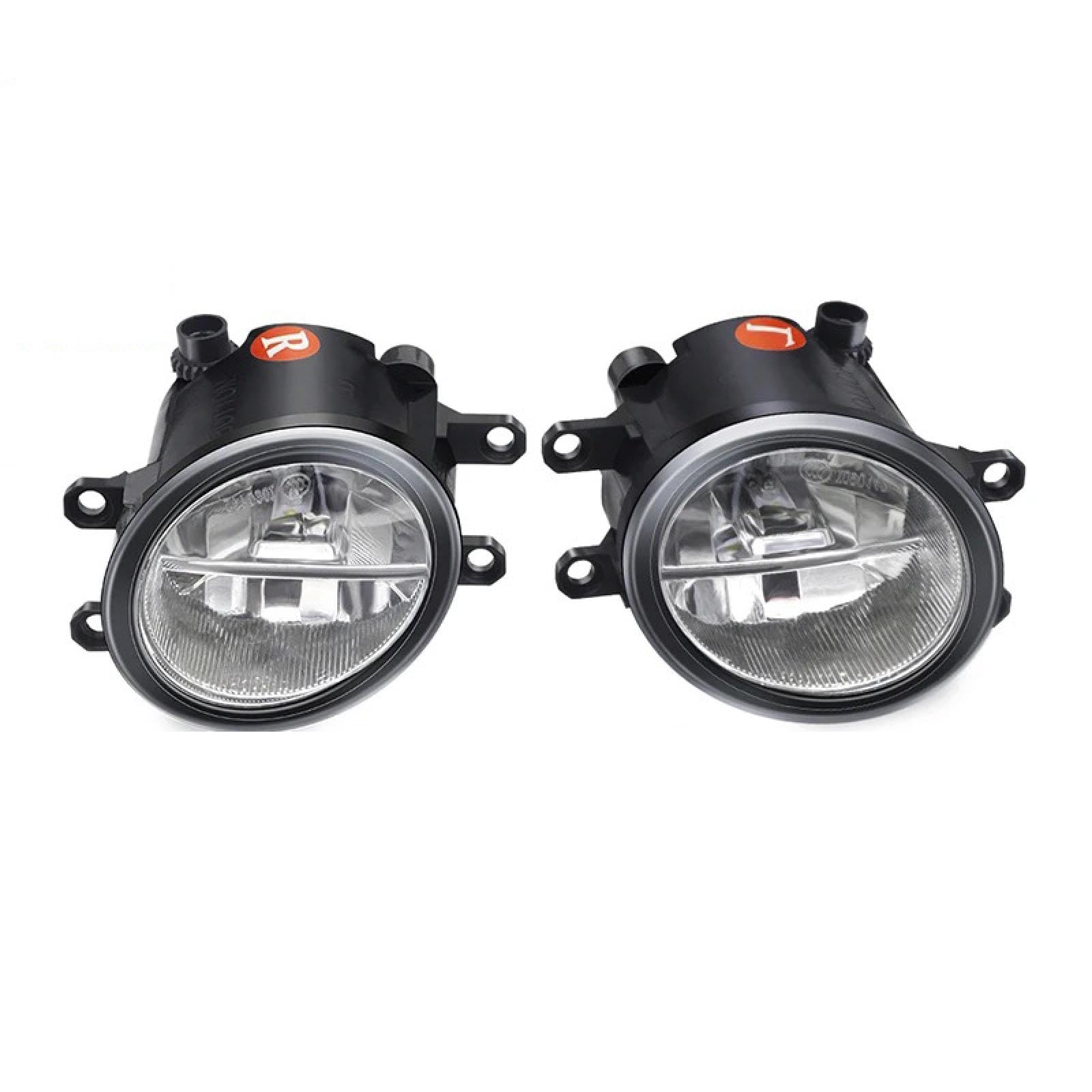Mistlampen 2 X Lewe + Prawe światło przeciwmgielne samochodu Dla Yaris (_P9_) Hatchback 2005-2014 30W LED DRL Przeciwmgielne światło do jazdy dziennej H11 12V