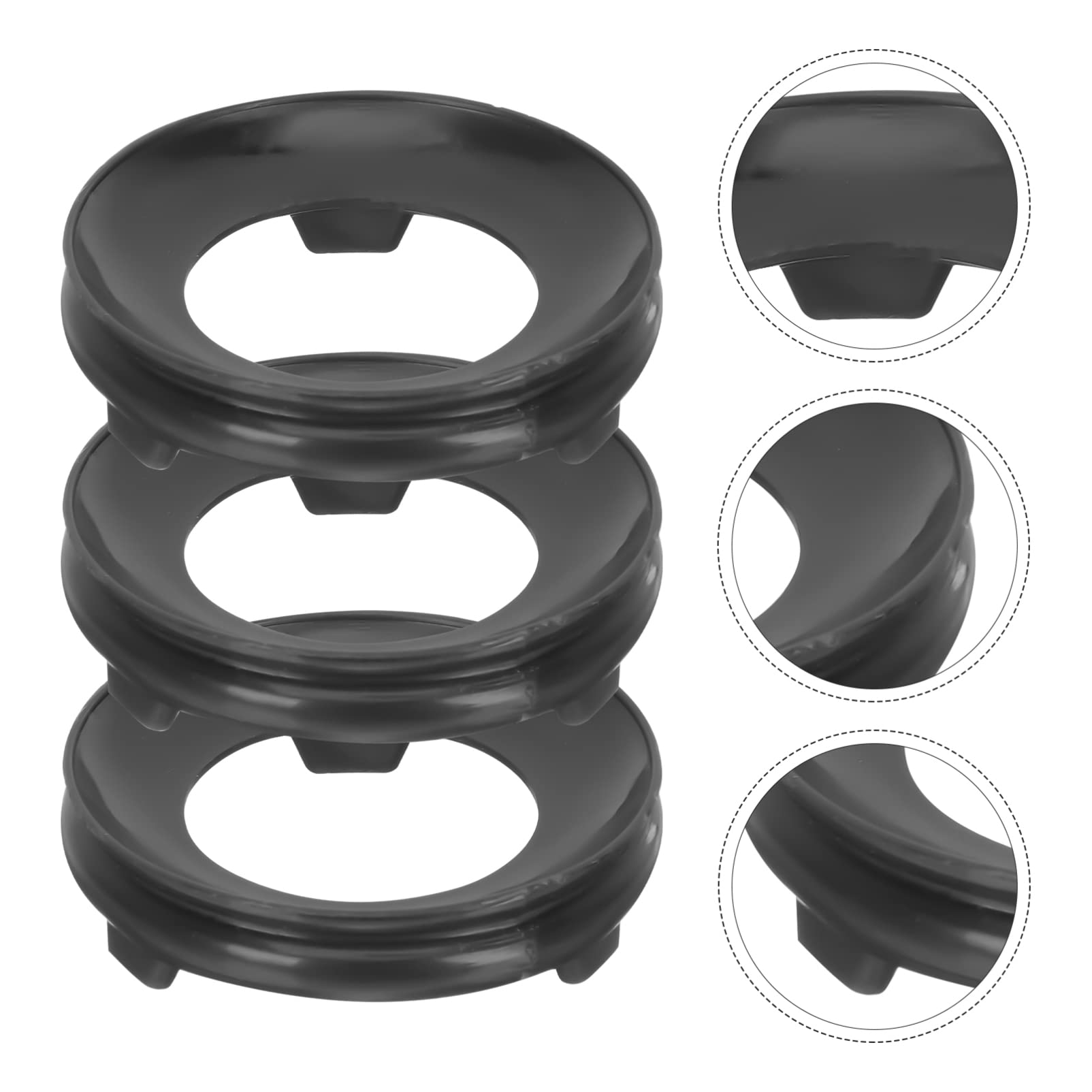 Ciieeo 6pcs Egg Carving Bases Plastic Display Stand for Decorative Eggs Gourd Holders and Exquisite Balls Crafting and Home Decoration - Image 3
