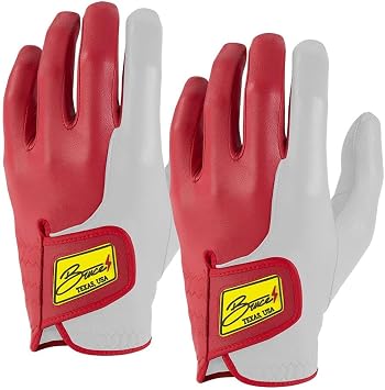 BRUCE BOLT Signature Series Golf Gloves 2-Pack Choose Left or Right Hand Adult & Youth Sizes Multiple Colors