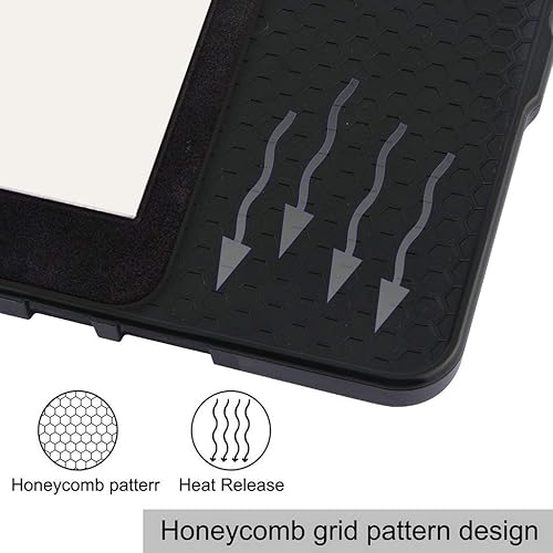 Miniatura 3 de Custer - Carcasa rígida de poliuretano ultrafino para Kobo Nia 2020, color negro