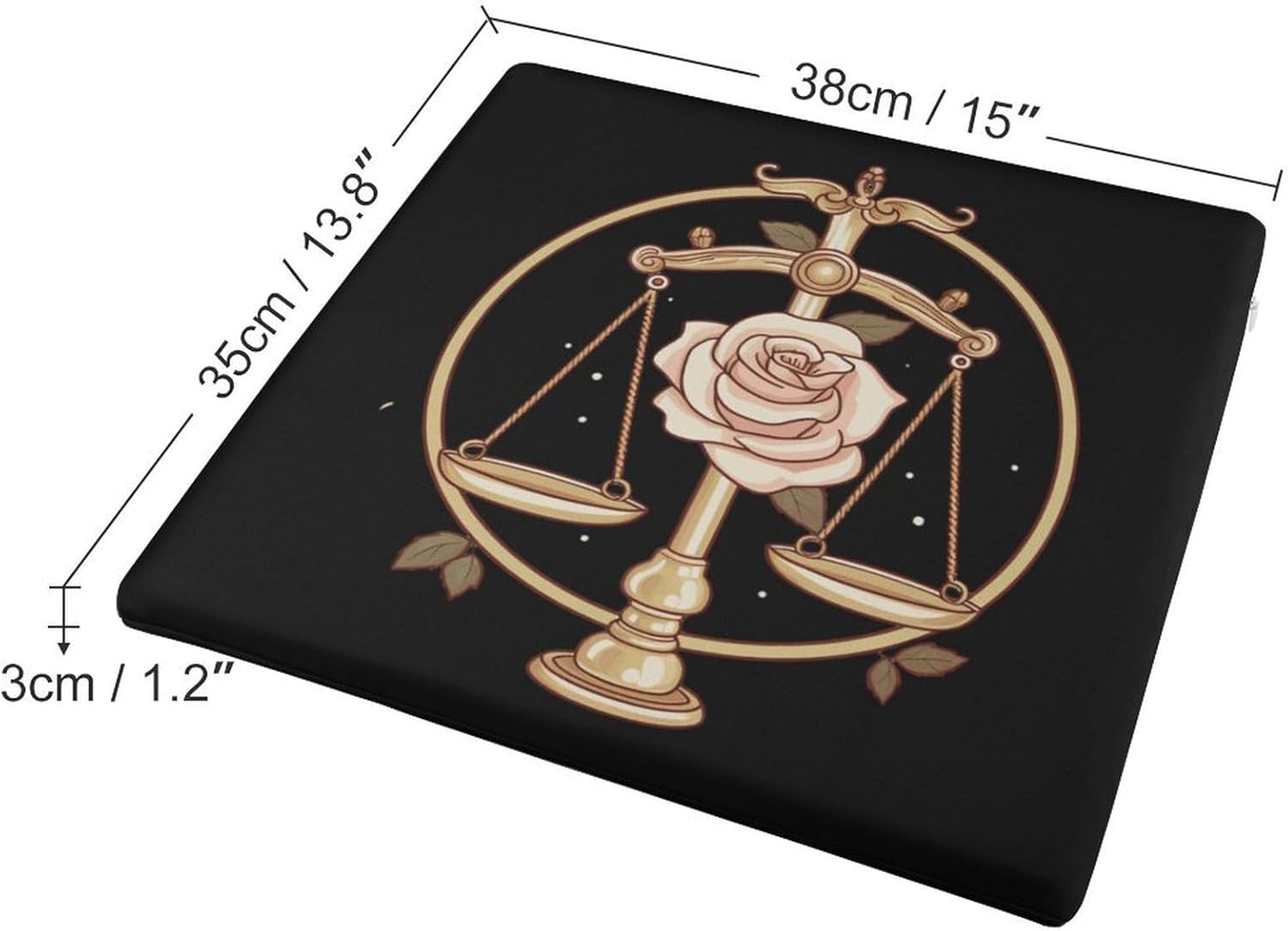 Balance Scale Floor Pillow Meditation Yoga Cushion Square Chair Cushion Pillows Seating for Adults