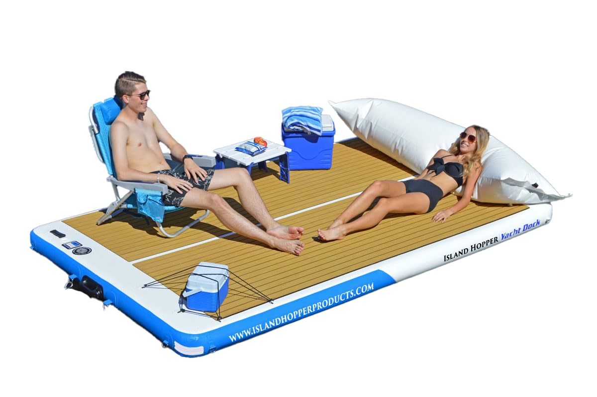 Island Hopper Yacht Dock Premium Inflatable Water Platform Series