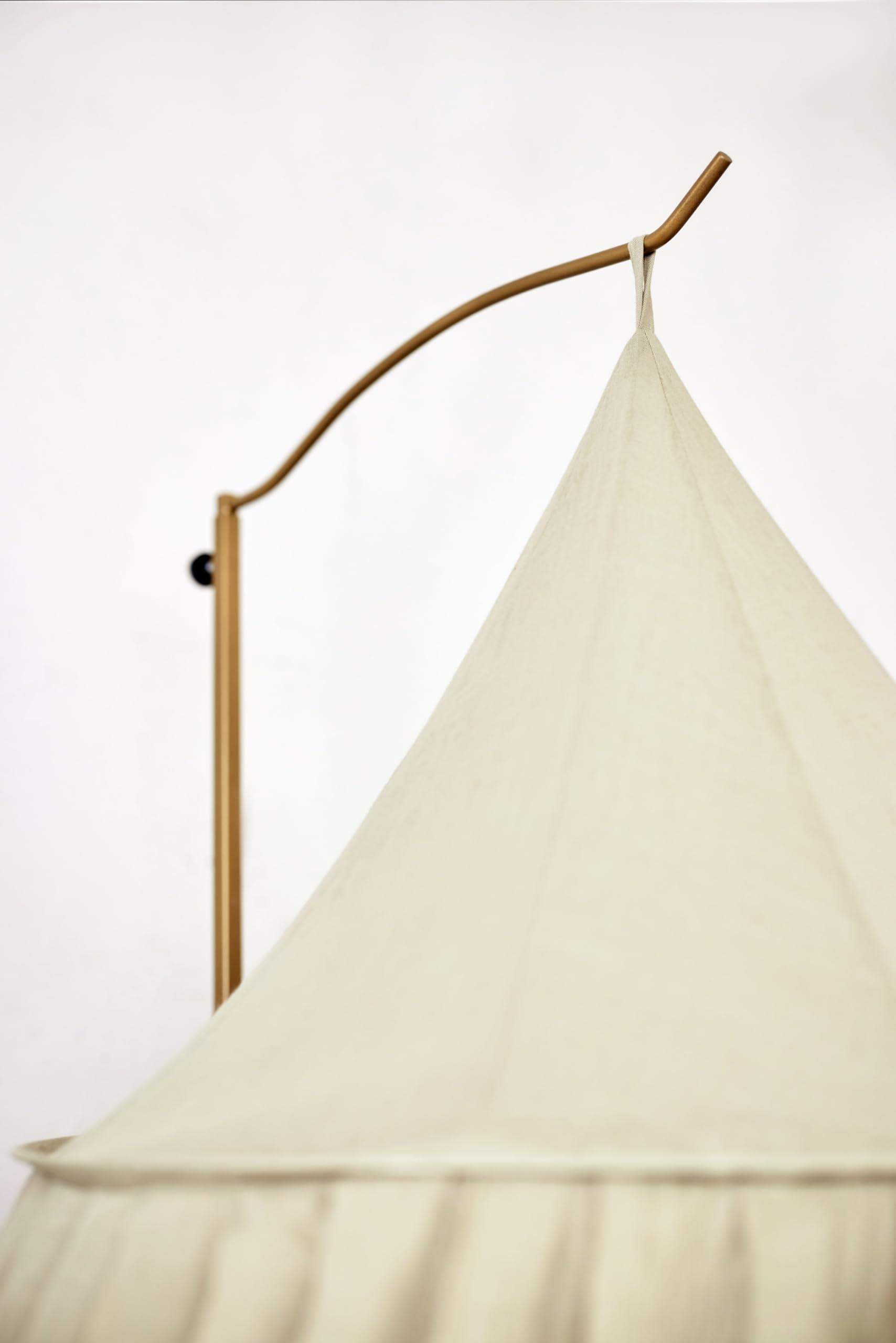 Jollein 009-005-98765 - Asta per baldacchino, in ottone, 220 cm, colore: Oro