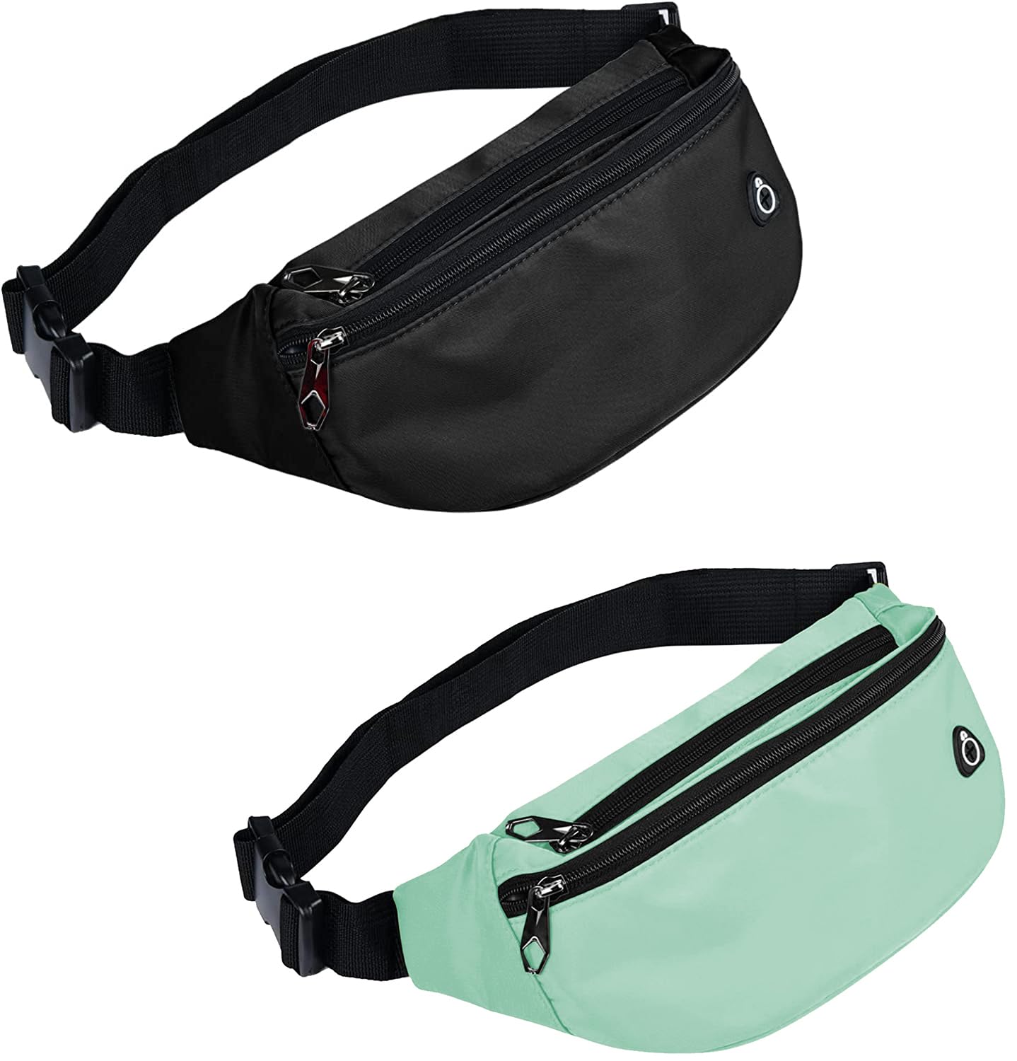 Fanny Pack for Men Women, Waterproof Sports Waist Bag Pack, Belt Bag for Travel Hiking Running
