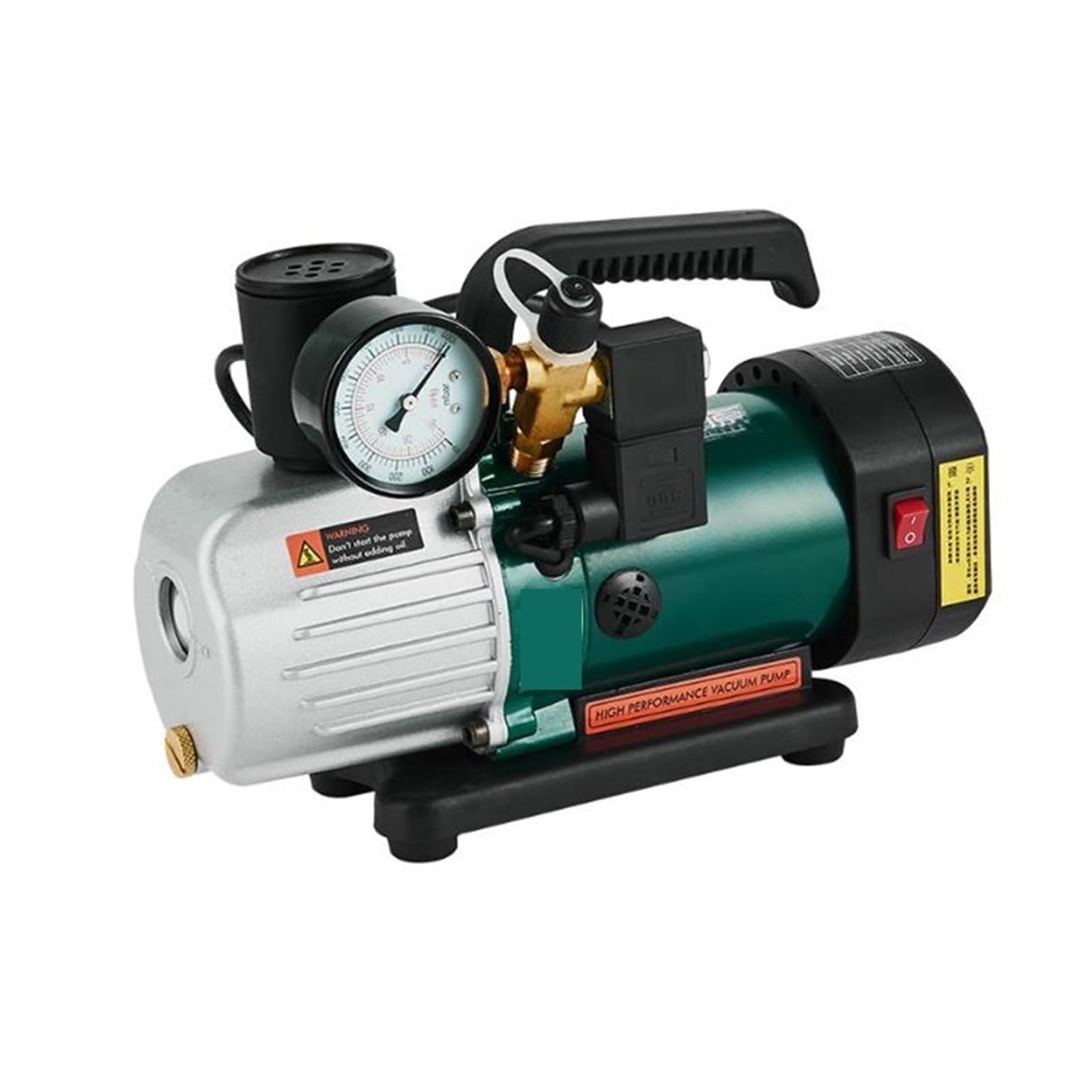 Vacuum Pump, Vacuum Pump,Portable Rotary Vane Intelligent Vacuum Pump Air Conditioner Refrigerator Repair Low Noise Air Pump Anti-Backflow 125W(2MSV)
