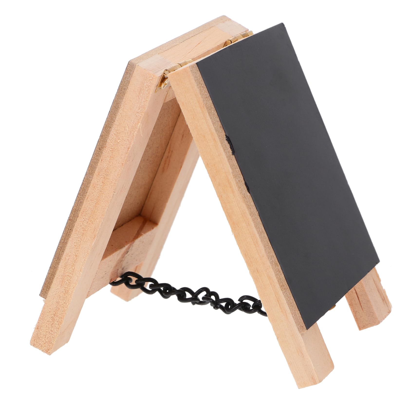 Uonlytech 1Pc Wooden Chalkboard Sign with Stand Double Sided Tabletop Blackboard Decorative Message Board for Home Restaurant and Events and Lightweight Design