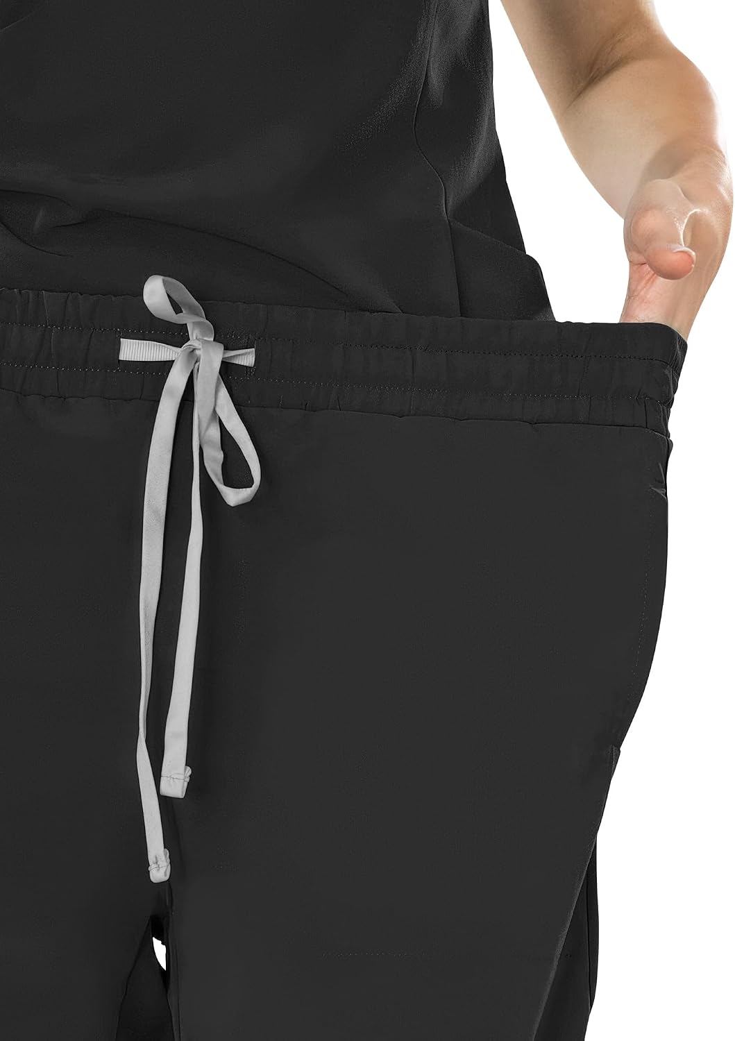 Women Straight Leg Scrub Pants - Stretch 5 Pockets Medical Cargo | Drawstring Bottoms, Anti-wrinkle, moisture-wicking Soft & Durable Medical Pants for hectic ER rounds and long hospital nights