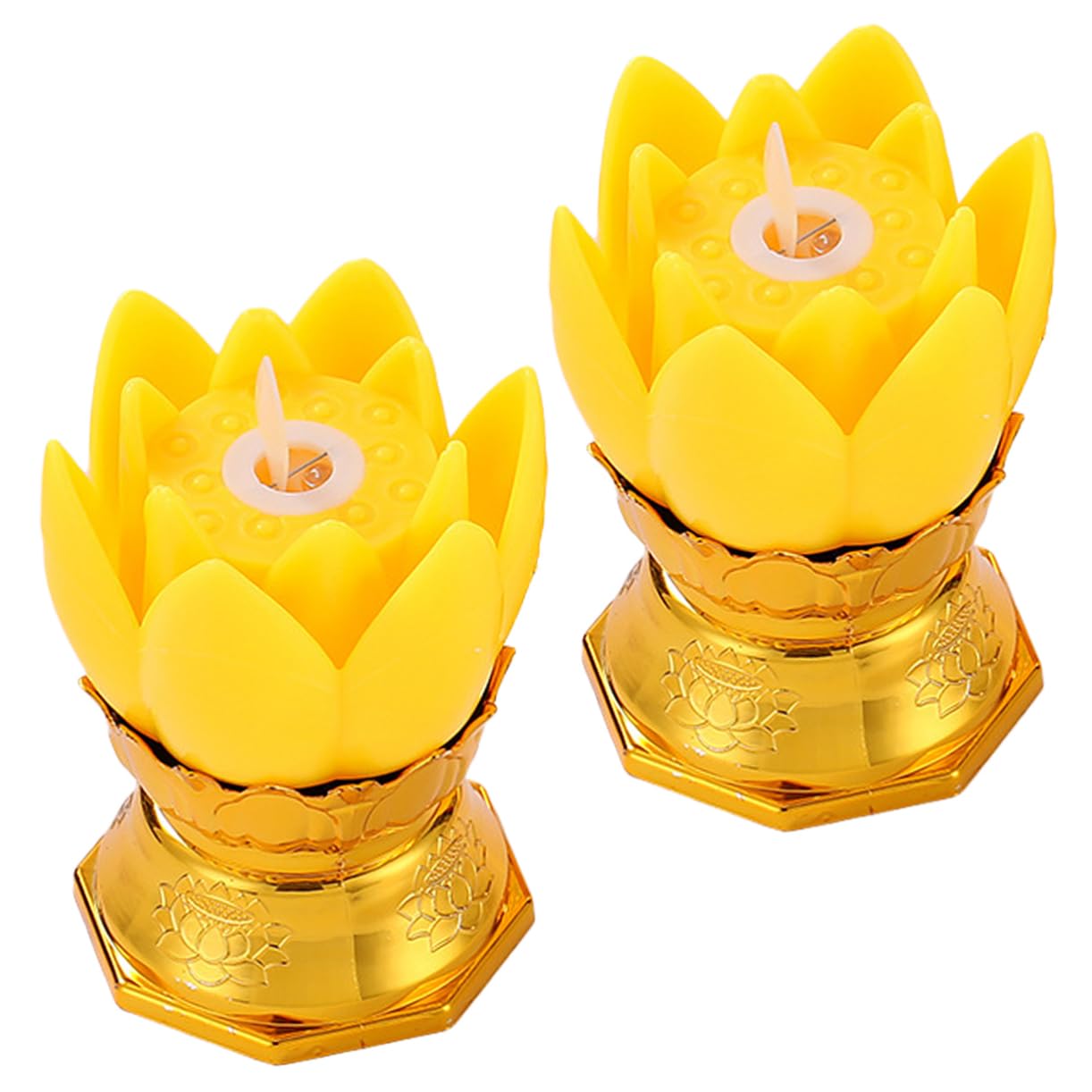 jojofuny 2Pcs Decorative Electronic Light Creative Buddha Lamp for Home Decor Unique and Design for Living Bedroom and Office Lighting