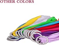 Vista 7 de SINSSOWL Paquete de 50 bandas elásticas deslizantes para silla, de elastano, bandas para silla, lazos y hebillas para decoración de bodas, banquetes