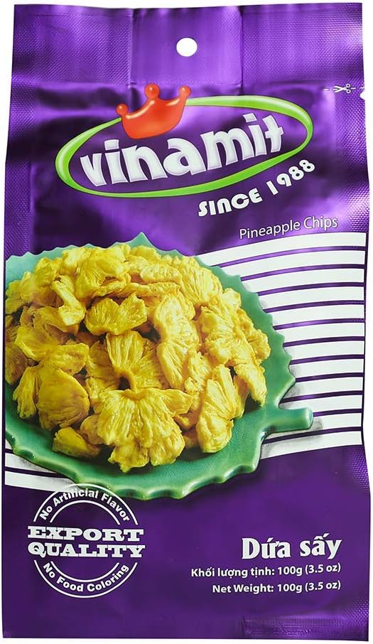 Vinamit Vacuum Dried Pineapple Chips- 100G