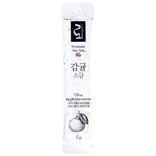 Miniatura 2 de HAEYEAREUM, Lo, bolsa de sal marina mineral de primera calidad, sabor cítrico, sin aditivos, embalaje ligero y conveniente, 2.65 oz (paquete de 15)