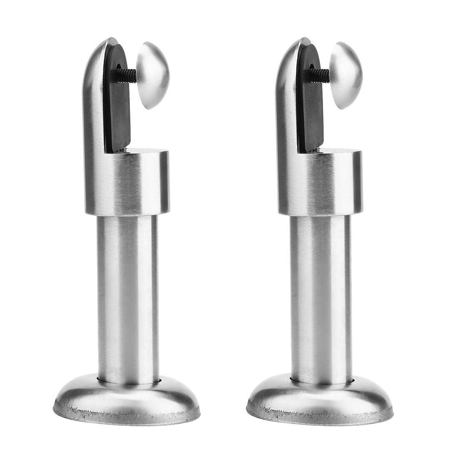 Buxuaaaa 10 Cm 2Pcs Public Restroom Partition Fittings Toilet Partition Foot Hardware Stainless Steel Feet Bracket Enduring Stainless Steel Feet