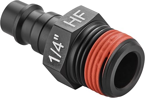 Miniatura 3 de DEWALT Enchufe de alto flujo 3/8 "NPT - 1/4 "flujo macho 2 paquetes. con accesorios FNPT de 3/8 ", cuerpo de alto flujo de 1/4", esencial para