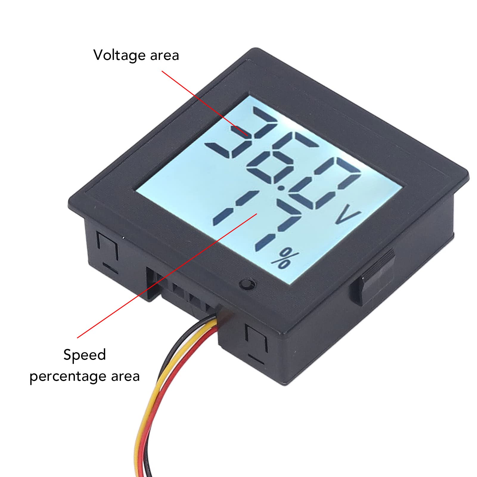 utensili elettrici Regolatore di velocità del motore dell'interruttore, uscita di arresto del sovraccarico Regolatore di velocità del motore sicuro Display LCD Indicazione di alimentazione for il fai-