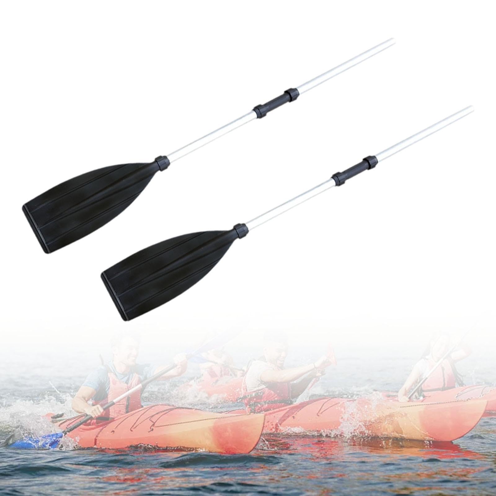 rockible Kayak Paddles Kayaking Oars 2Pcs Fittings Portable Supplies Removable Boat Paddles Floating Paddles for Paddleboard Surfing