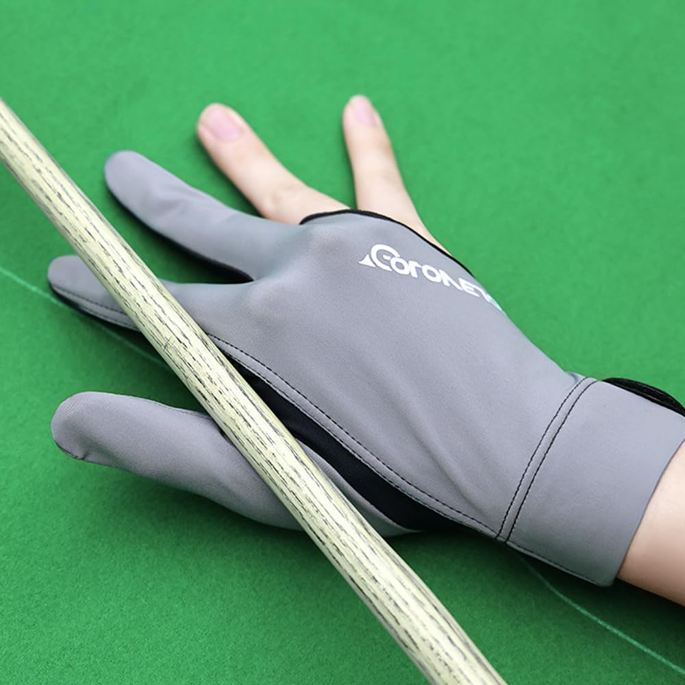 Guanti da biliardo sinistro 3 dita antiscivolo per tiro e allenamento