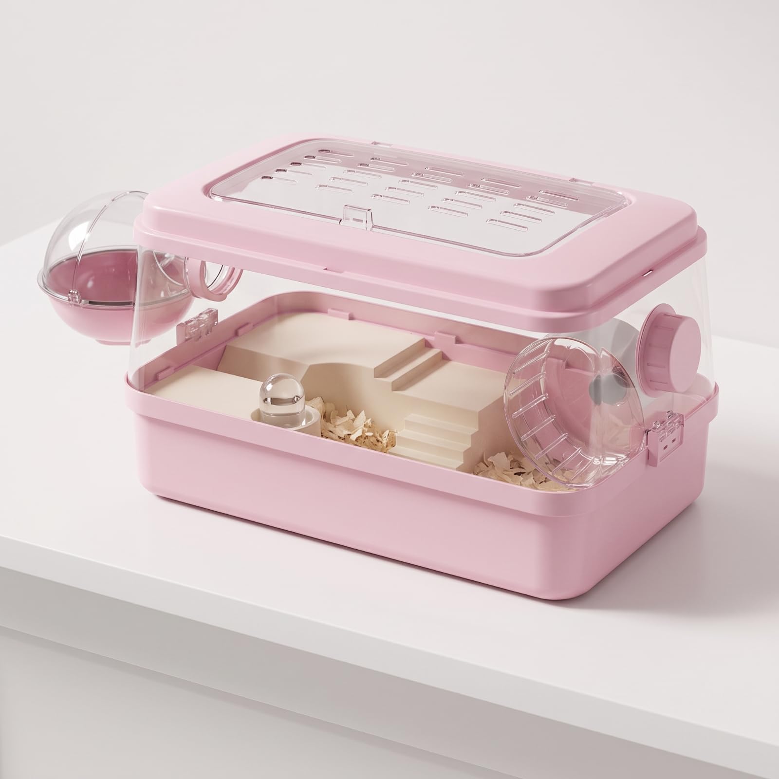 Leicht zu reinigen Hamstergehege , Weiß , Elfenbeinweiß , Minimalistisch