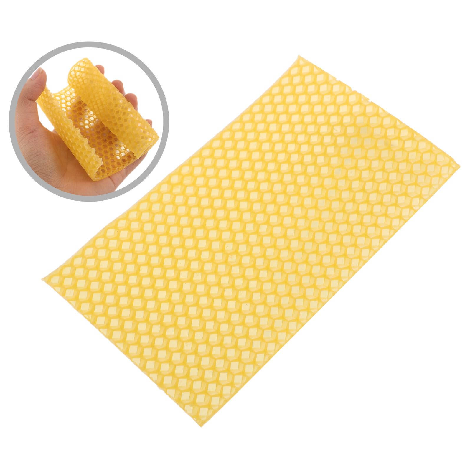 ABOOFAN 30 Stück Teiliges Bienenwachsplatten Kerzenherstellung Flexible Wachsbasis für Imkerei und Diy-kerzenrollen Natürliches Bienenwachs für Gemütliche Beleuchtung und Vielseitige