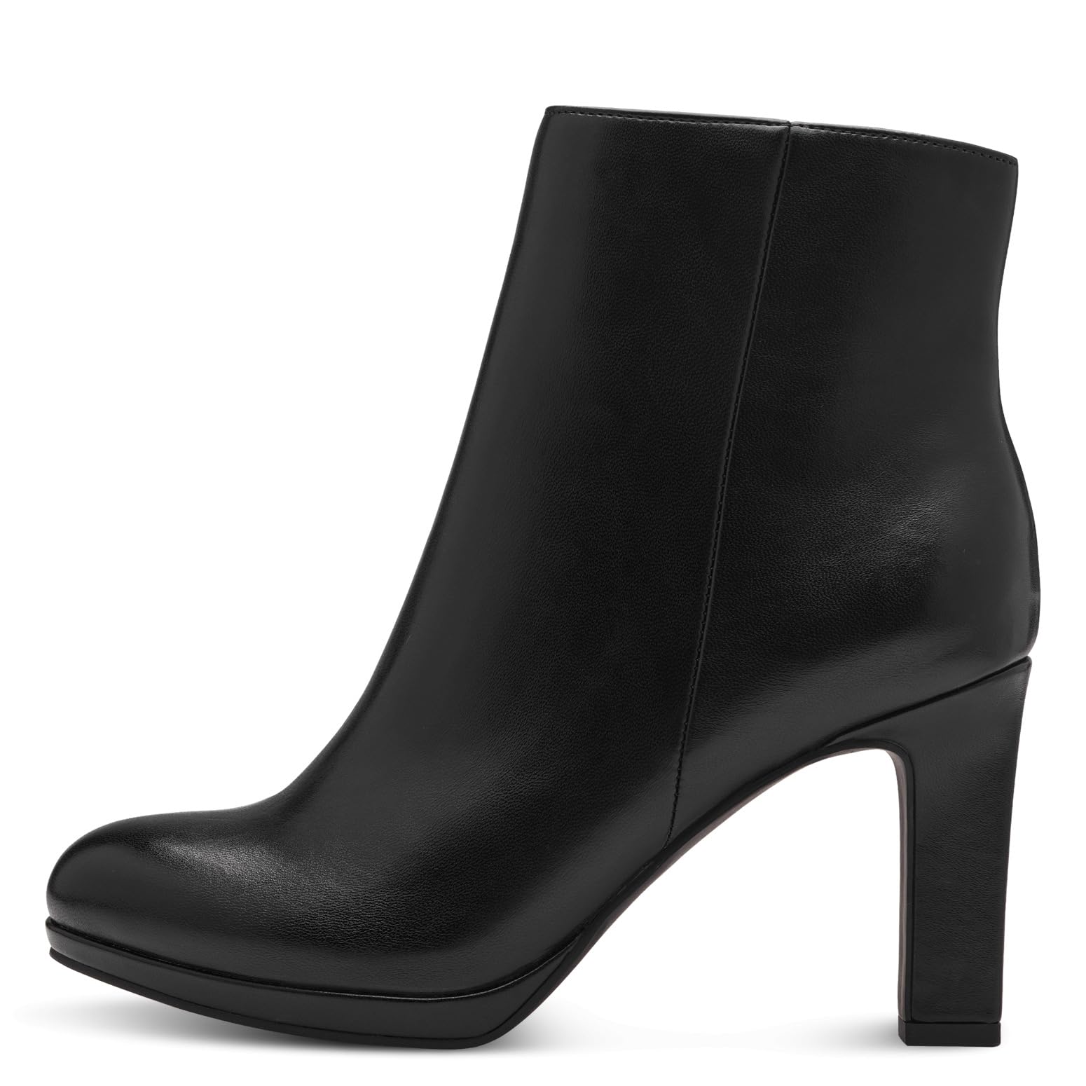 MARCO TOZZI Damen Stiefeletten mit Absatz Elegant mit Reißverschluss, Schwarz (Black), 37 EU