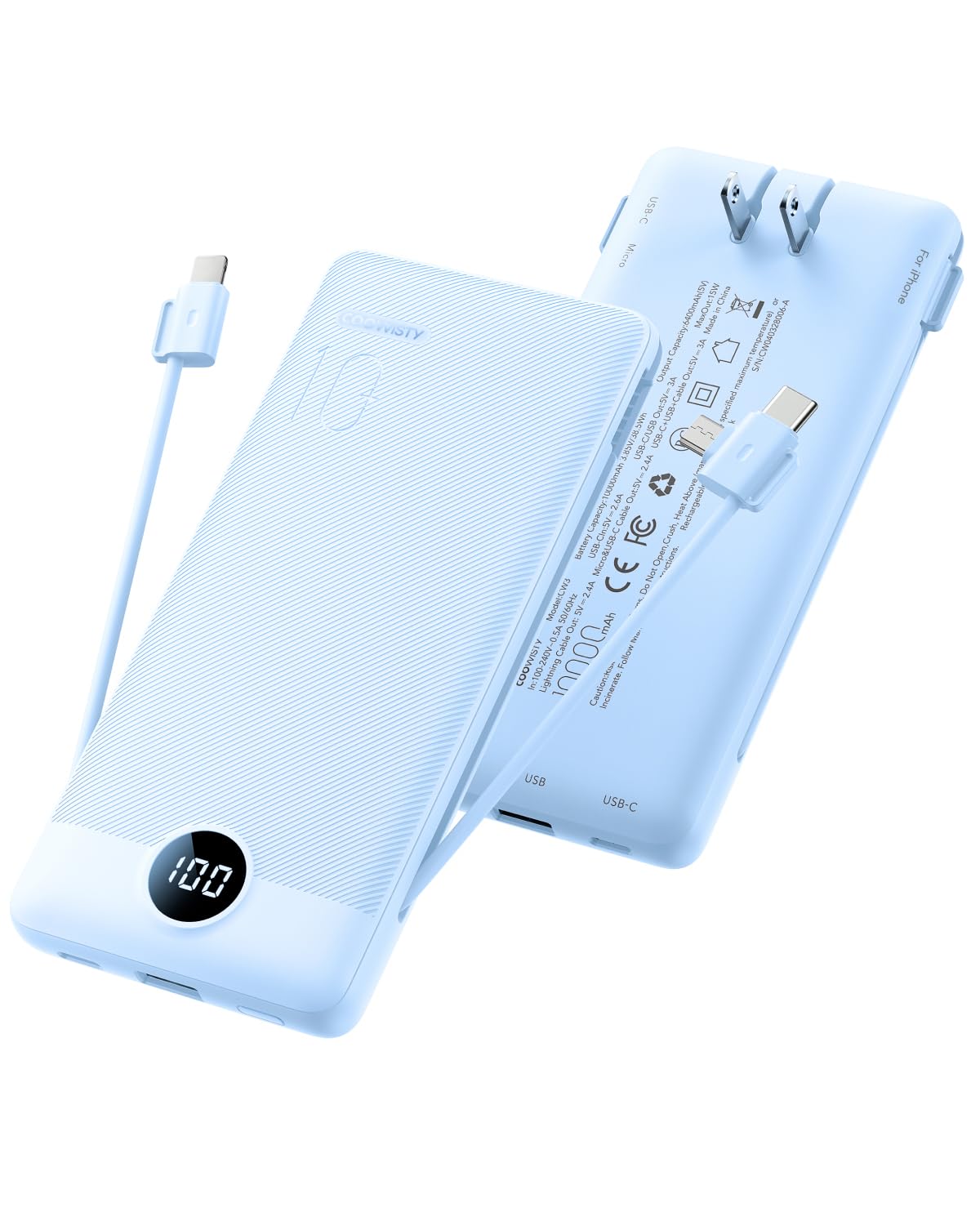 Coowisty 10000mAh