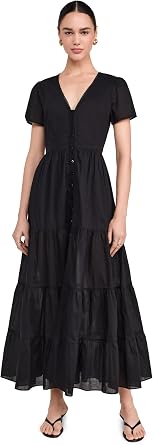 Playa Lucila Women's Button Maxi Dress