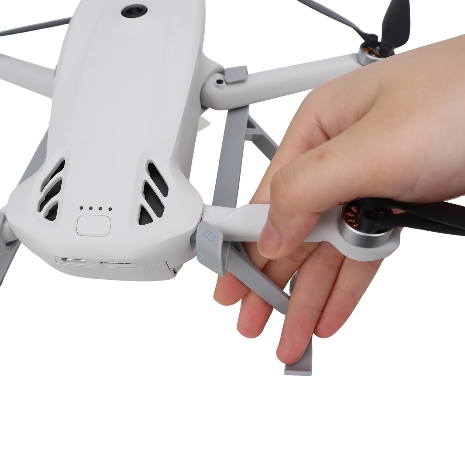 Pieds d'extension de train d'atterrissage pour DJI Lito 1 / X1, support béquille pliant à dégagement rapide avec extension de hauteur de 60 mm, support d'atterrissage de drone, accessoires de