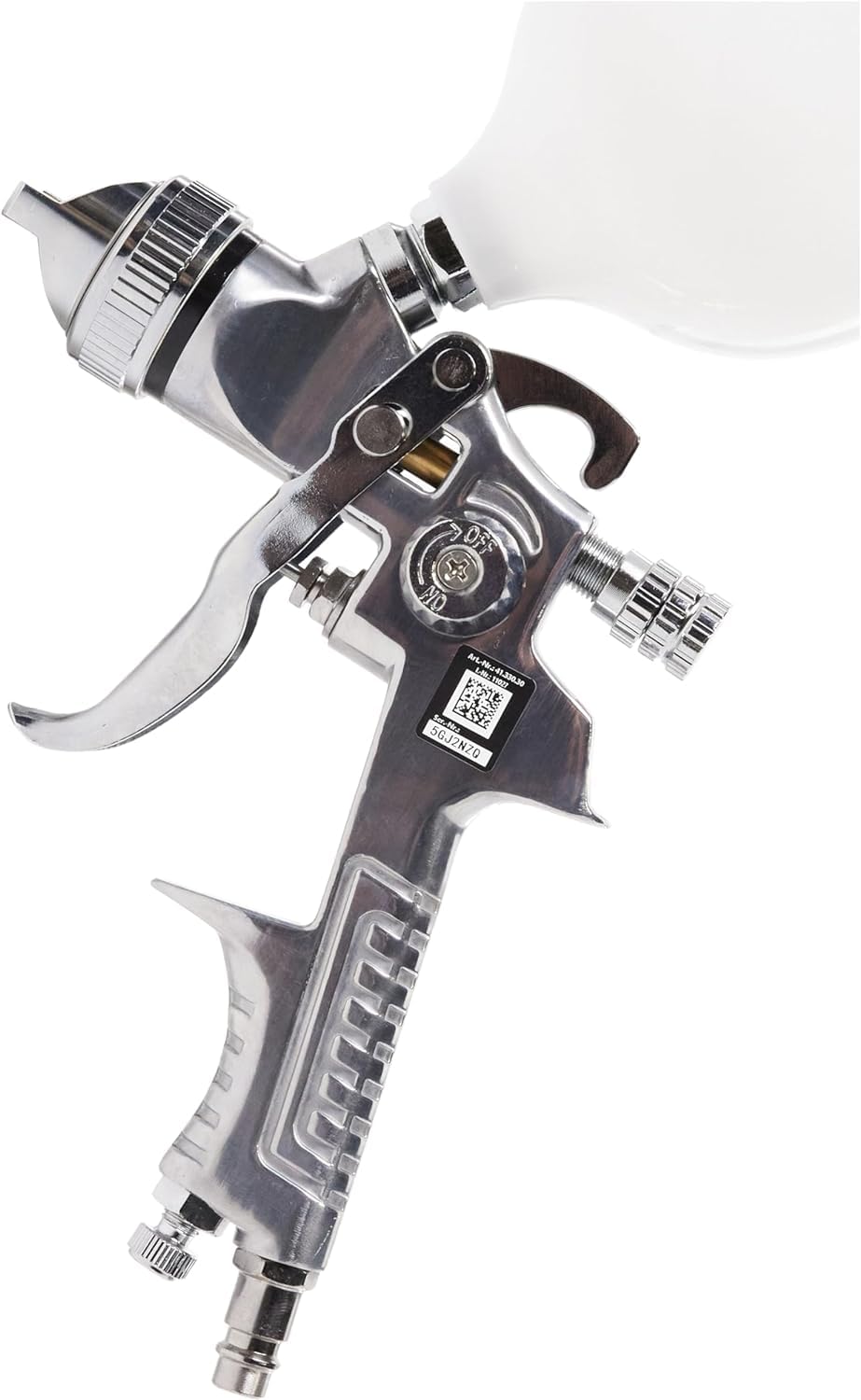 Einhell Original Pistola pulverizadora de Pintura para compresor | presión de trabajo de máx. 3,5 bar | vaso de 600 ml | regulador aire | regulador pintura | regulador de chorro puntual/amplio