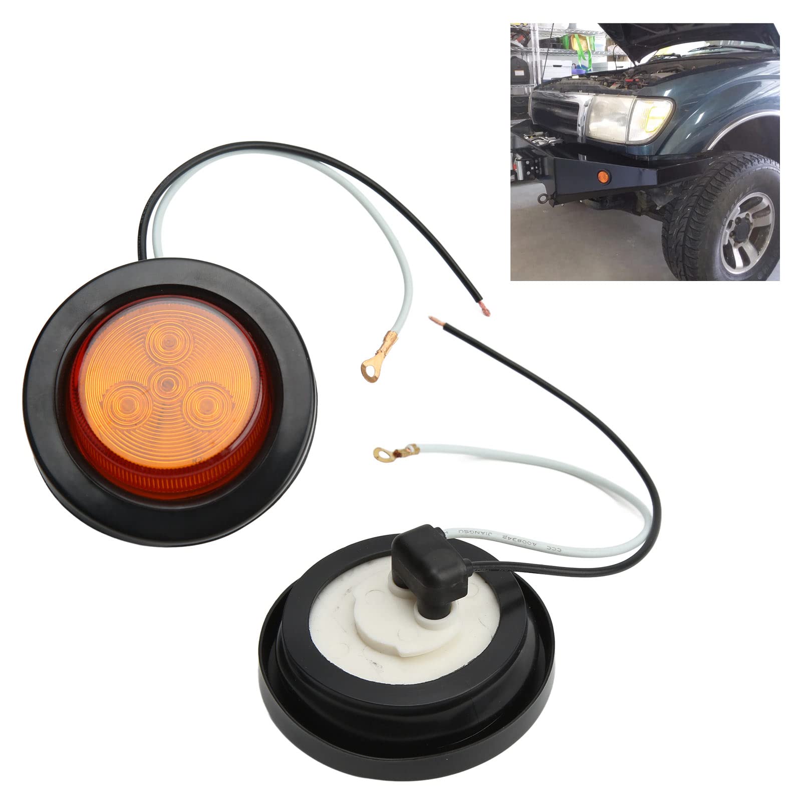 Amazon.com: Aramox Trailer Light, 2 Inch Round LED Trailer