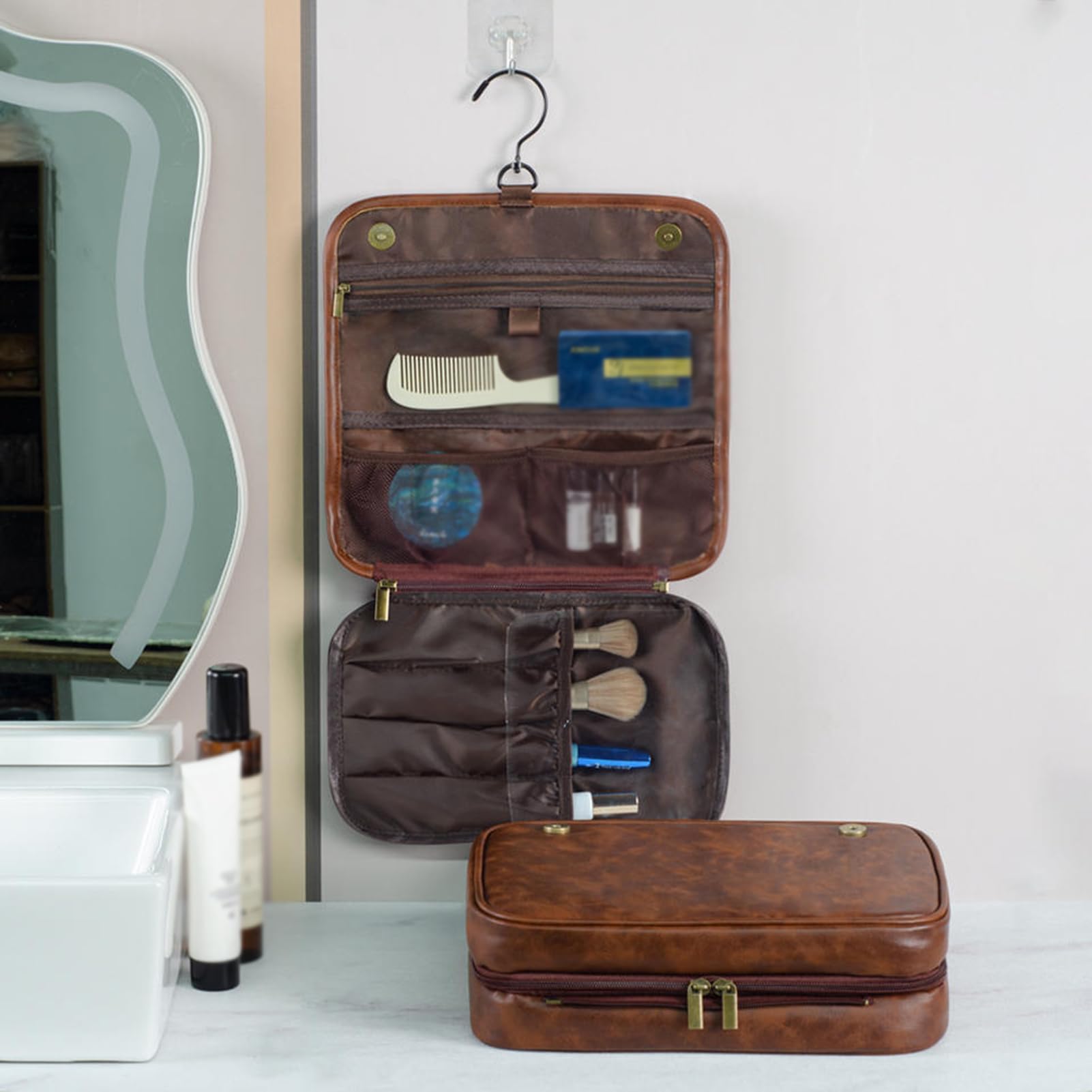 Neceser Colgante Bolsa Organizadora Maquillaje para Viajes