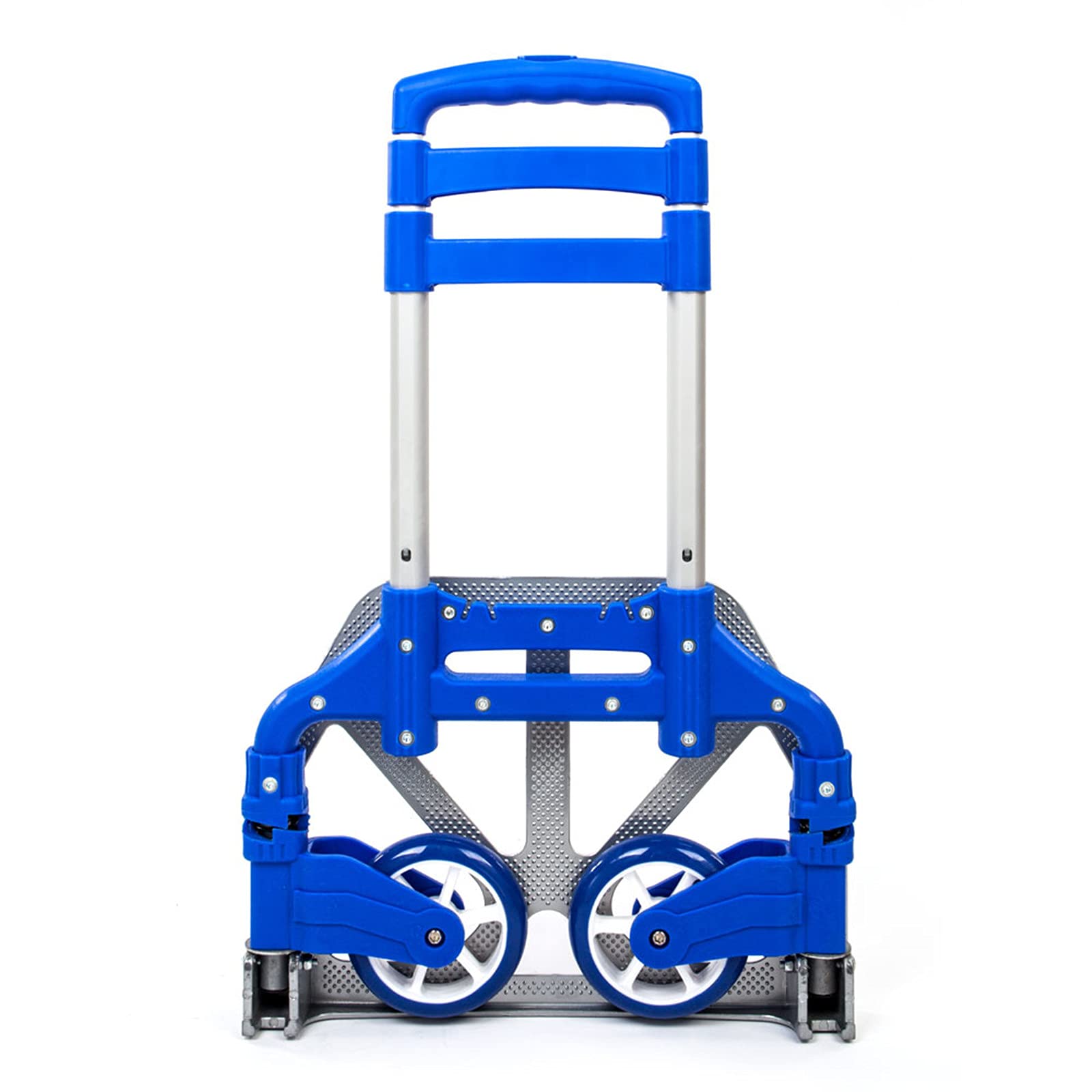 Tesmula gt2-kj Portable Folding Collapsible Aluminum Cart Push Truck Trolley Blue