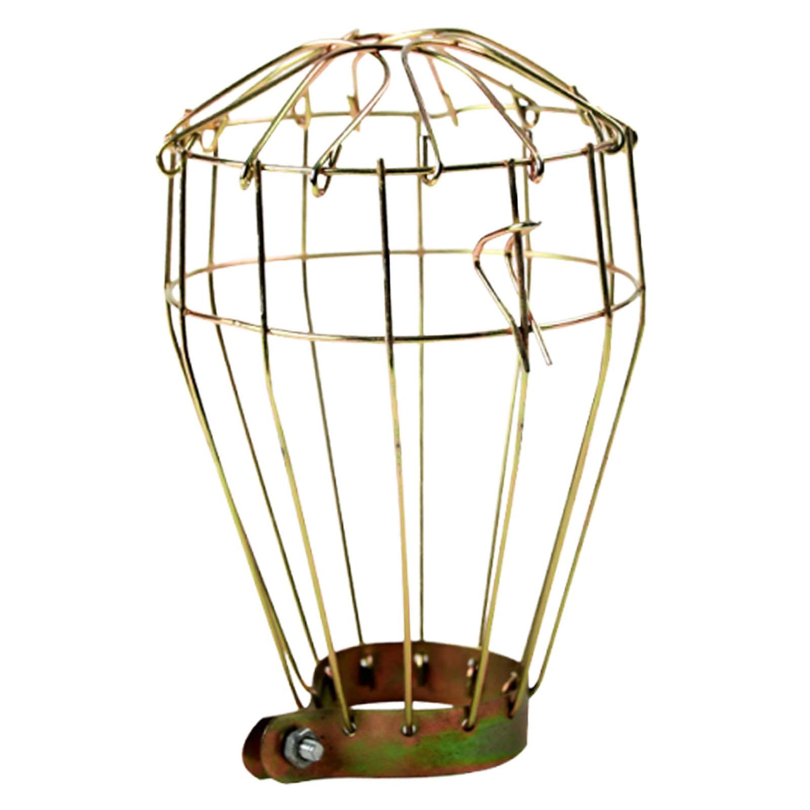 Gold Portable Versatile Supplies Gifts Anti Scald Mesh Cover Heating Lamps Holder for Cage Bird Pets