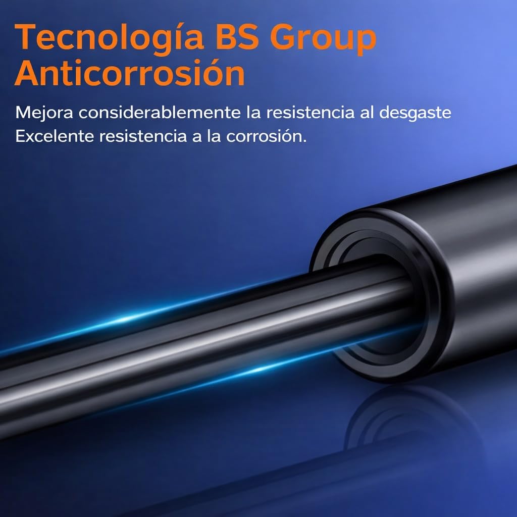 Bisagra Elevable con Pistón de Gas para Canapé Abatible, 150-1800N, Herraje Reforzado, Sistema Hidráulico Resistente, Amortiguador para Cama con Arcón (1250N)