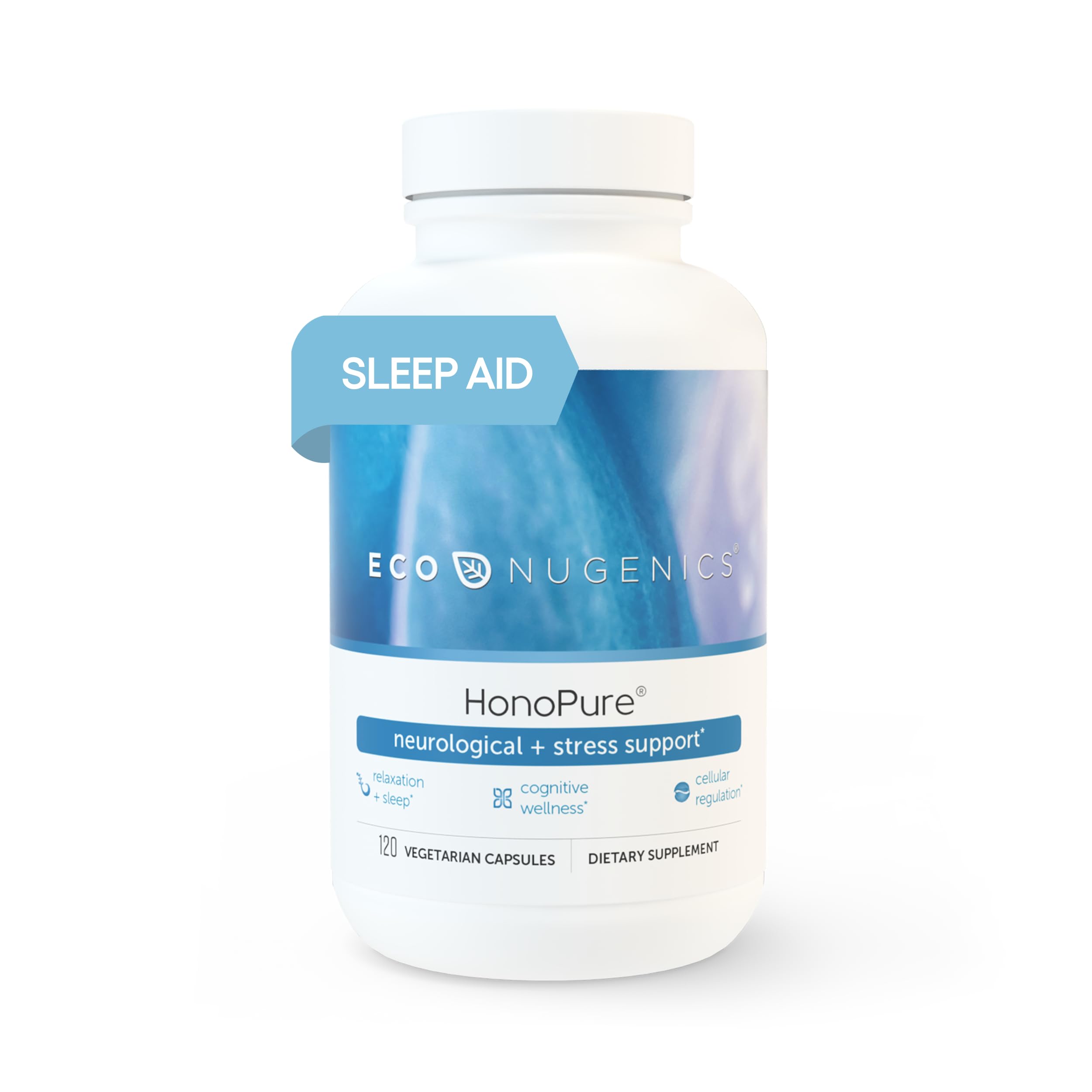 EcoNugenics HonoPure Magnolia Bark Extract - 98% Pure Honokiol for Cellular Health, Antioxidant & Nootropic Cognitive Support, Promotes Healthy Mood & Restful Sleep (120 Capsules)