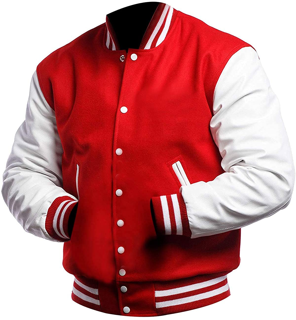 LP-FACON Baseball Letterman Jacket - Men Varsity Jacket - Mens lettermen Jackets