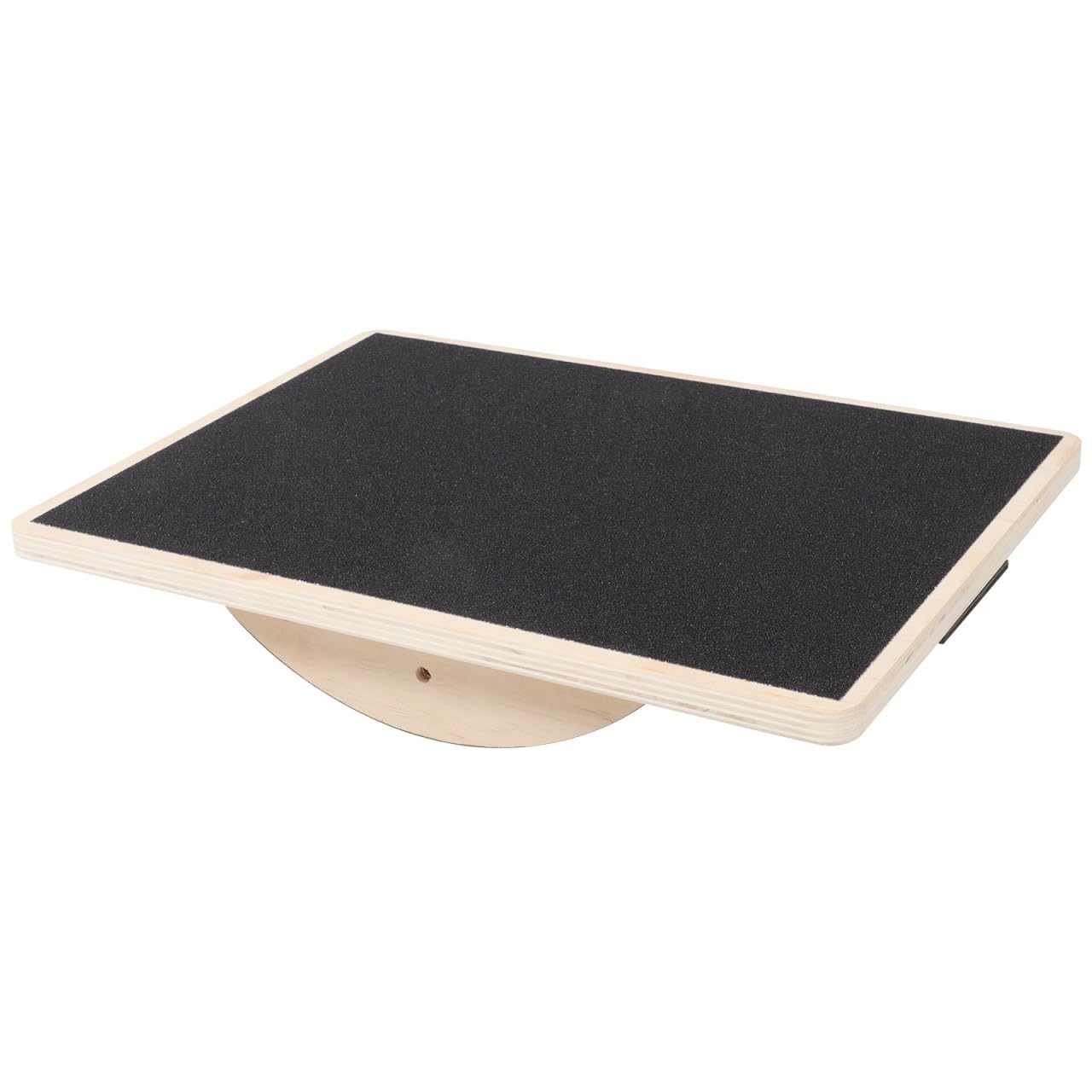 ibasenice Tabla de Equilibrio de Madera Maciza Rectangular, Antideslizante, para Entrenamiento de Coordinación y Estabilidad, Adultos, Gimnasio en Casa