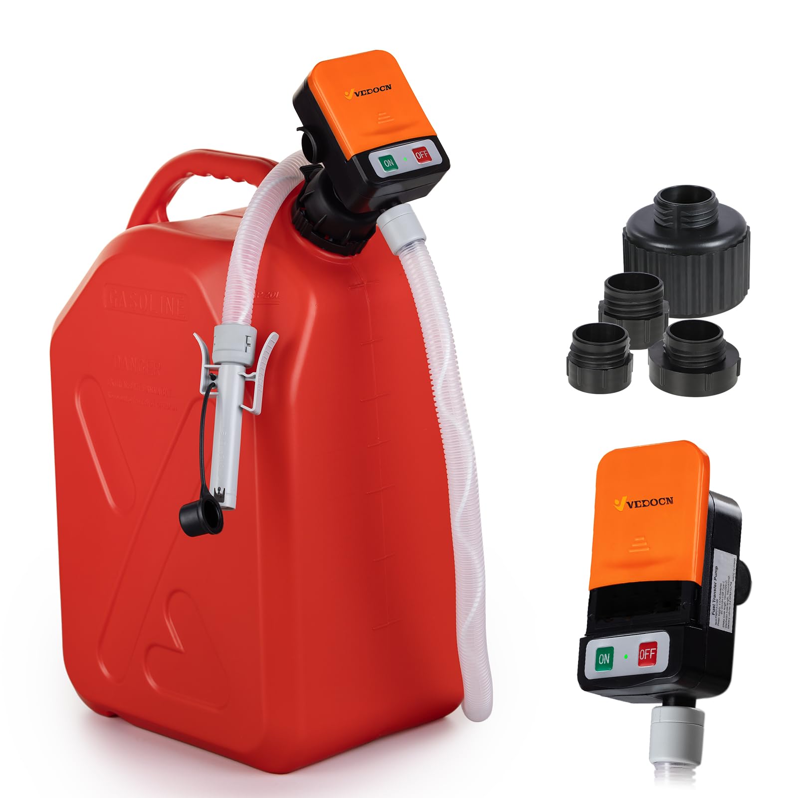 vedocn Fuel Transfer Pump with Auto Stop Sensor