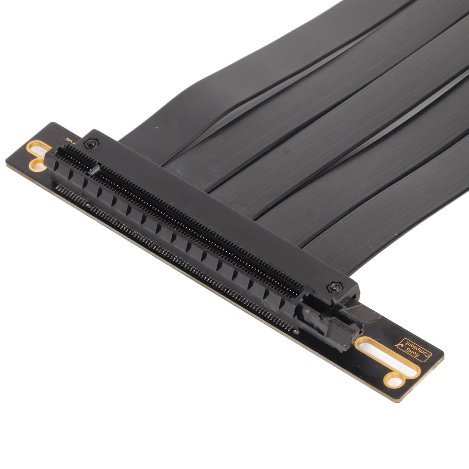 Generic Kabel Riser PCIE 4.0 X16, Czarny, Elastyczny, Szybki Kabel Riser GPU Plug and Play 64 GB/s dla RTX3070 RTX3070ti dla RTX3090ti RTX3090 (40cm)