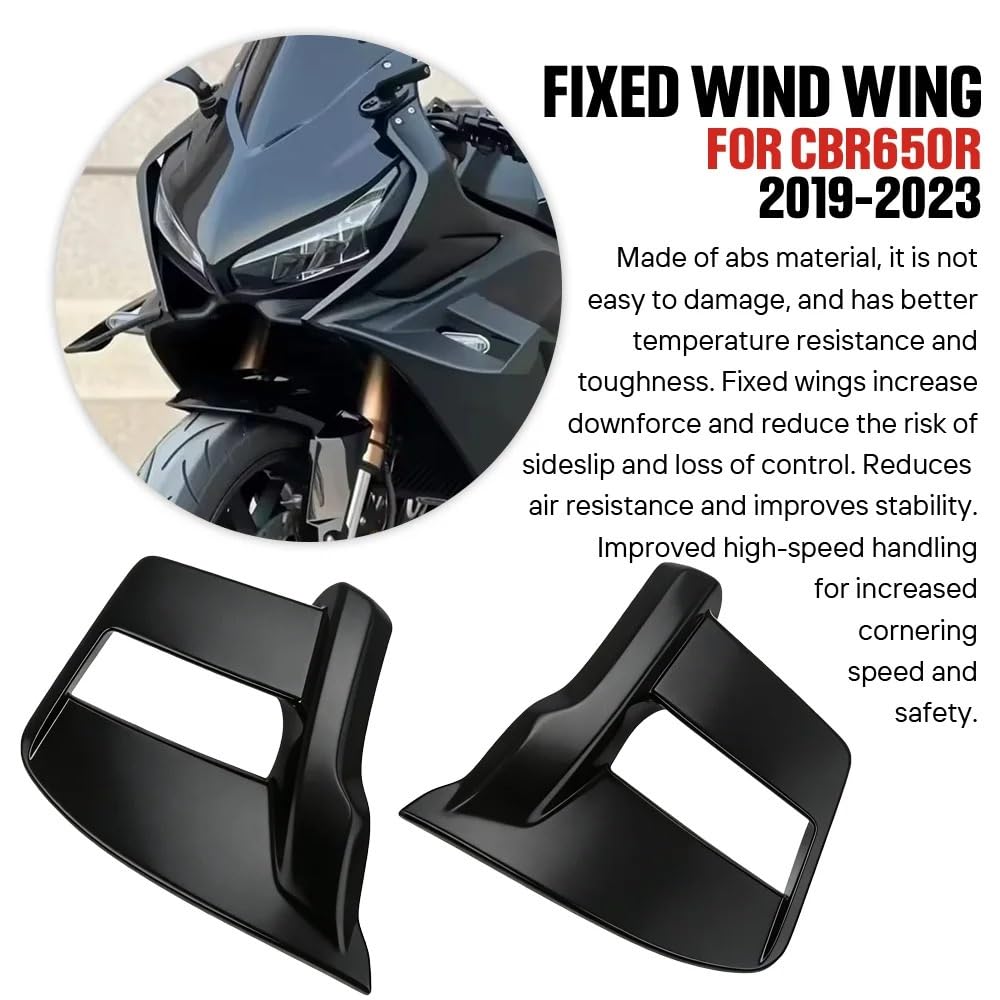 Aerodynamiczne Winglety Motocykla Do CBR650R 2019-2023 Boczne Owiewki Motocyklowe Winglets
