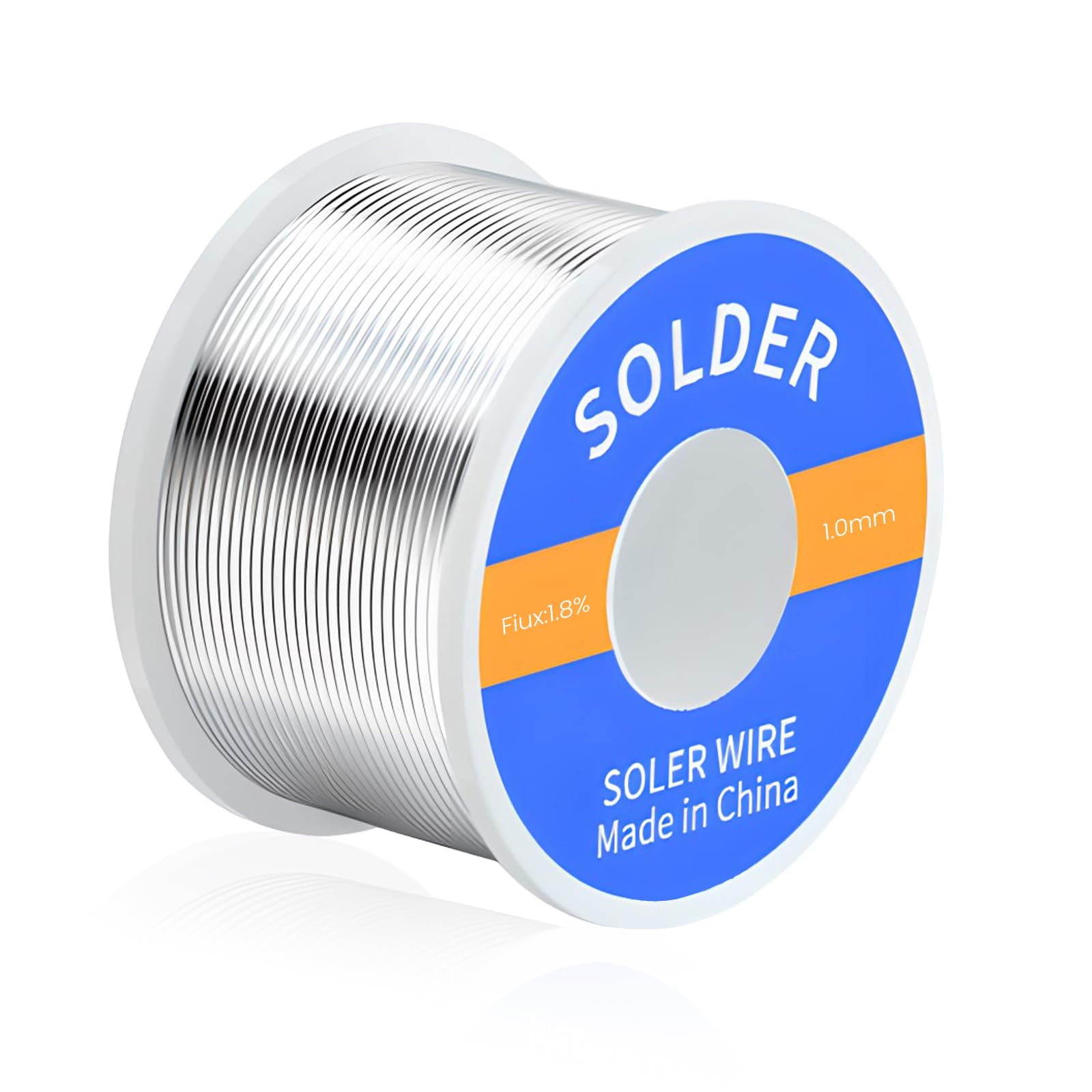 1.0mm 100g Solder Wire, Soldring Flux Rosin Core Solder Wire, Low Melt Solder Tin Wire for Electrical Soldering Electronic Components Repair and DIY