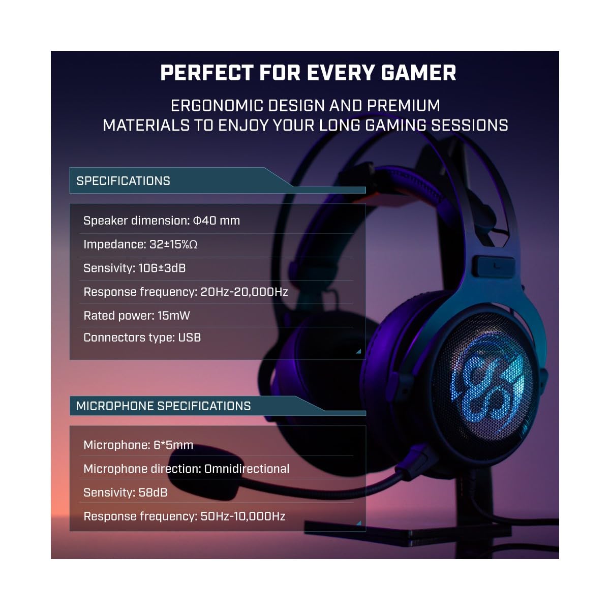 Cuffie Gaming Newskill Kimera V2 Ivory 7.1 compatibili con PC e PS4 di Colore Bianco