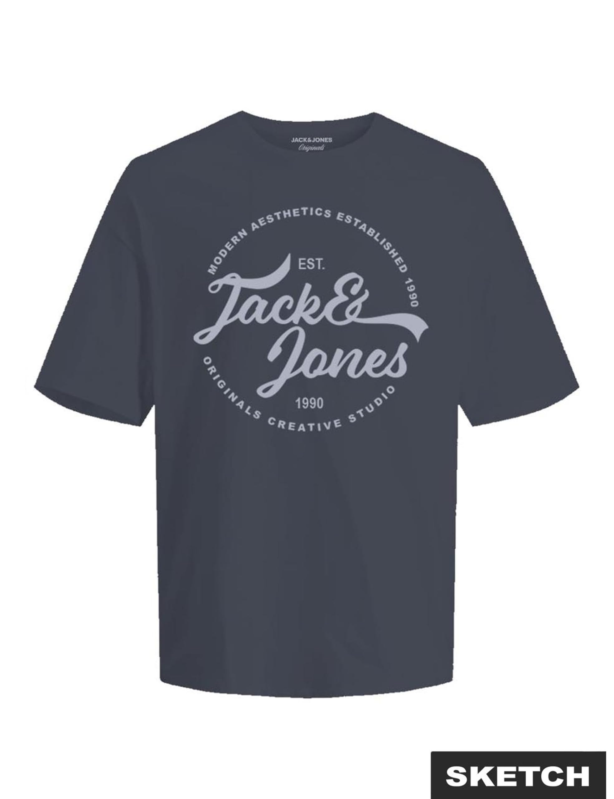Jack & Jones Herren Jordean Tee Ss Crew Neck Bmuss26 Jordean Tee Ss Crew Neck Bmuss26 (1er Pack)