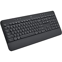 Clavier Logitech Signature K650, sans fil Ergonomique Entier avec Repose Poignets QWERTY Graphite