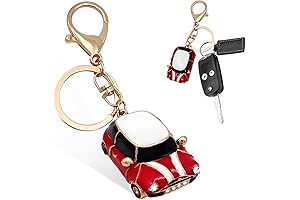 Rhinestone Bling 3D Car Keyring