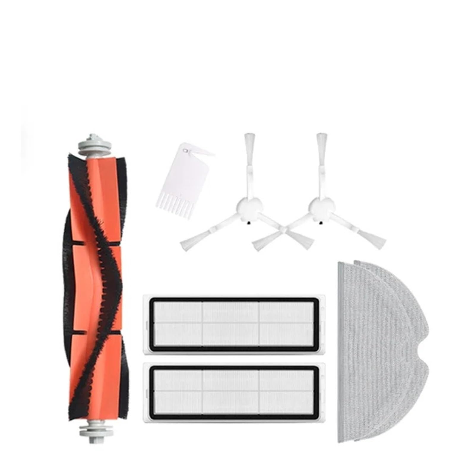 PORRSYDCD Robotic Vacuum Cleaner Accessories，Compatible With Mijia 1C 1T Mi Robot Vacuum Mop，Compatible With Dreame F9 Hepa Filter Main Side Brush Mop Cloth