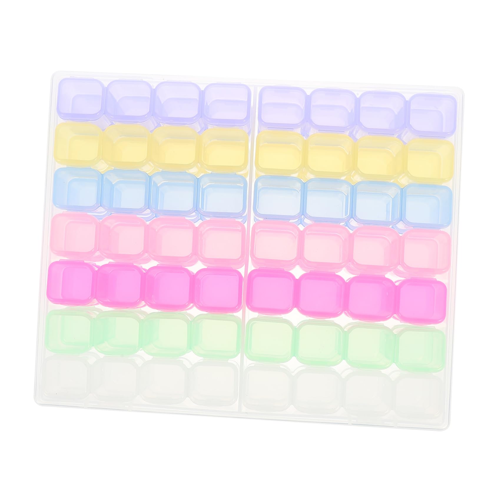 Hohopeti Nail Accessories Container Manicure Decor Organizer Bead Organizer Storage Box Rhinestone Organizer Set