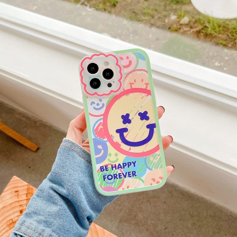 Coque iPhone 11 Pro silicone smiley cartoon motif imprimé - 8