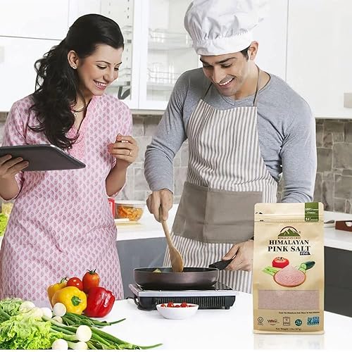 Miniatura 4 de Himalayan Chef - Sal rosa del Himalaya, grano fino, 12 libras (6 bolsas de 2 libras)