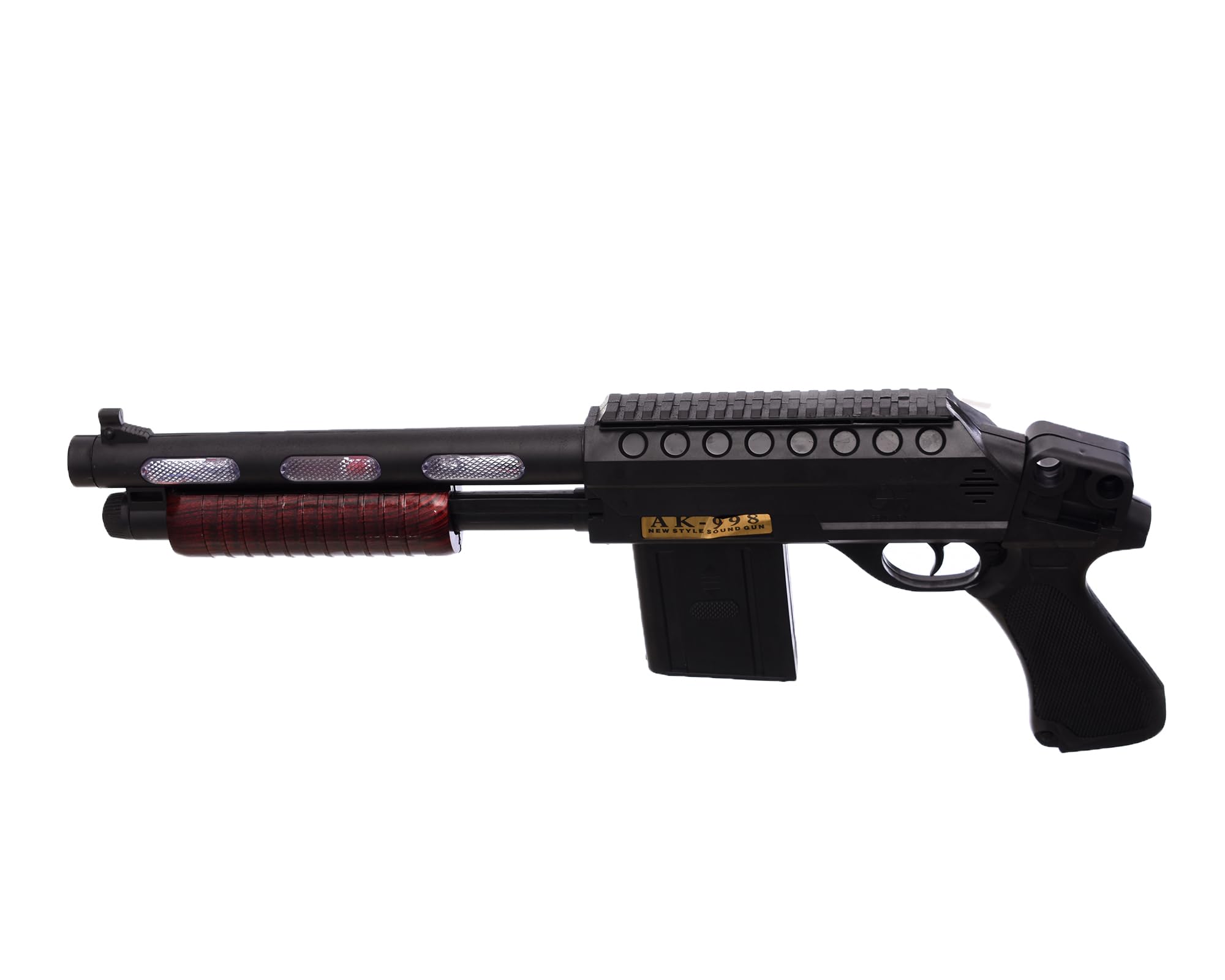 【美品】PREMIUM RELEASE WARM & COOL GUN Generic Plastic Medium AK-998 Gun With Light And Sound To